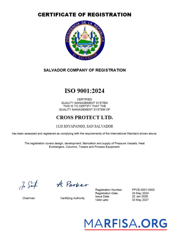 Blank Salvador business registration certificate Word and PDF template